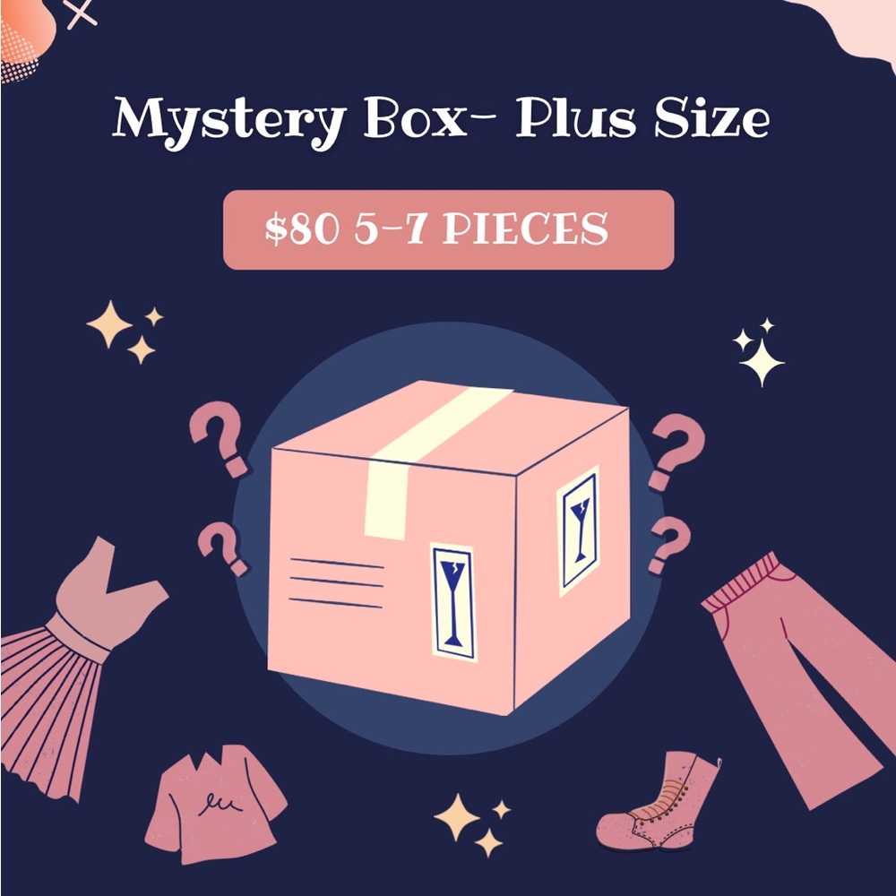 Inventory clearance boxes- plus size - mixture of items sizes 1X to 4X